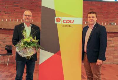 Kreisvorsitzender Lars Wilhelm Brakhage
und
Brgermeisterkandidat Maik Schlicht